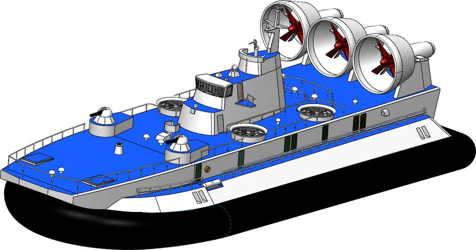 俄羅斯的“野牛”氣墊船 船舶設(shè)計(jì)的杰作（SW2016含所有特征）